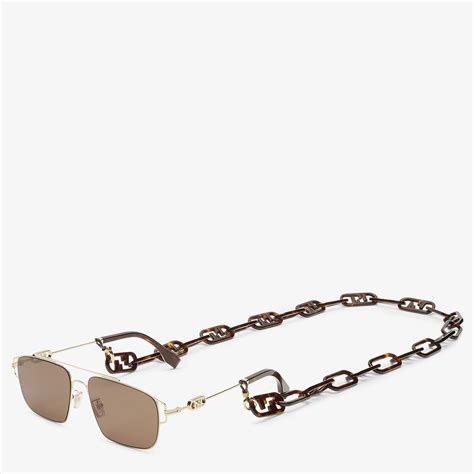 fendi sunglasses with chain|fendi unisex sunglasses.